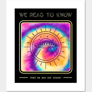 We read to know that we are not alone Posters and Art